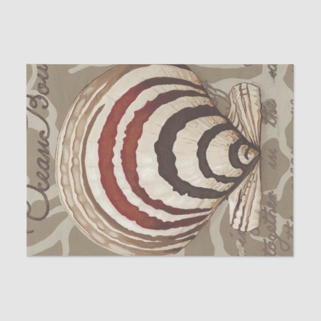 Seaside Sonnet II Tissue Paper (Front)