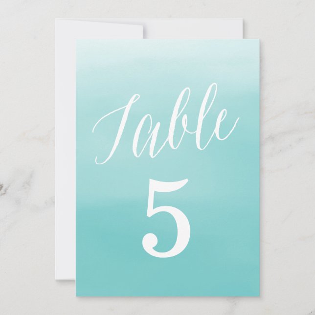 Seaside | Table Numbers (Front)