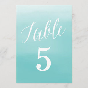 Seaside Table Numbers
