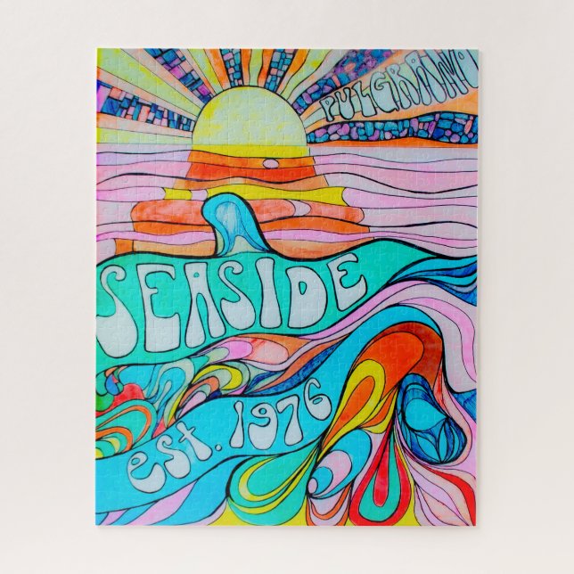 Seaside, the puzzle.   jigsaw puzzle (Vertical)