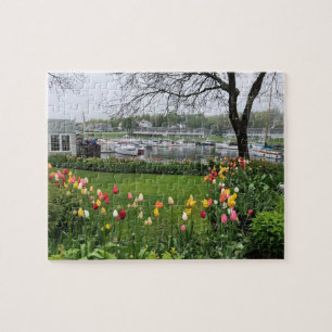 Seaside Tulips Cape Porpoise, Maine 110 pc puzzle