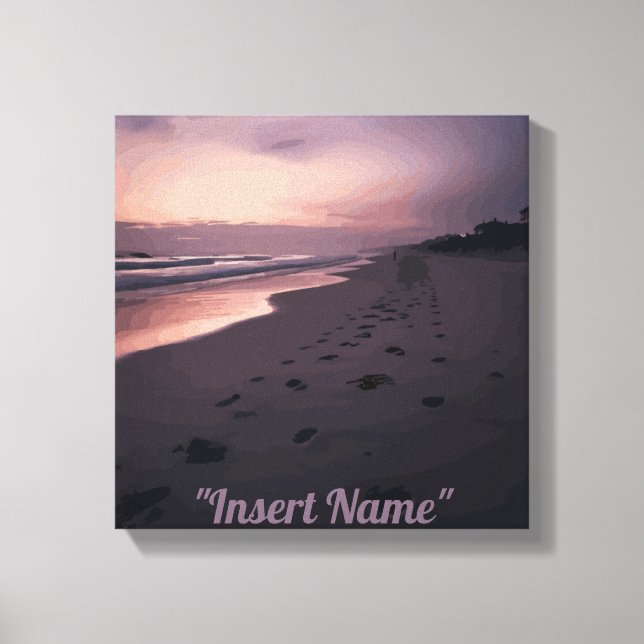 Seaside Twilight Canvas Print (Front)