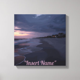 Seaside Twilight Canvas Print