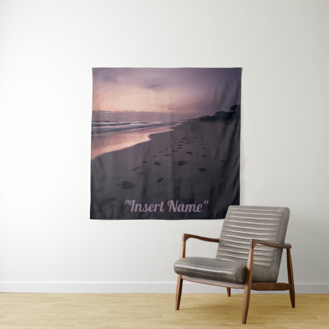 Seaside Twilight Tapestry (In Situ)