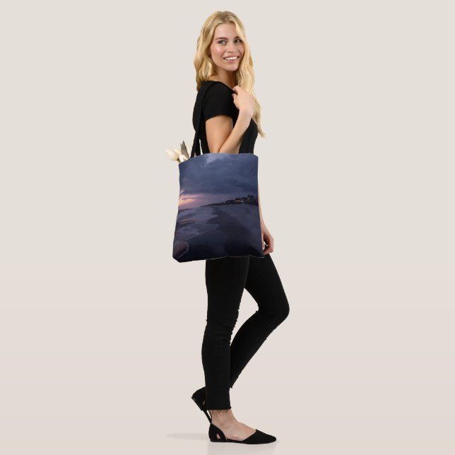 Seaside Twilight Tote Bag (On Model)