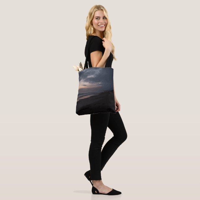 Seaside Twilight Tote Bag (On Model)