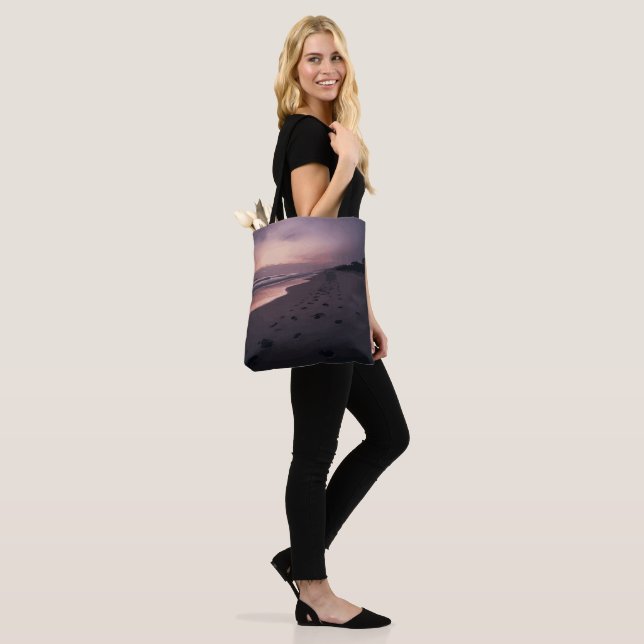 Seaside Twilight Tote Bag (On Model)