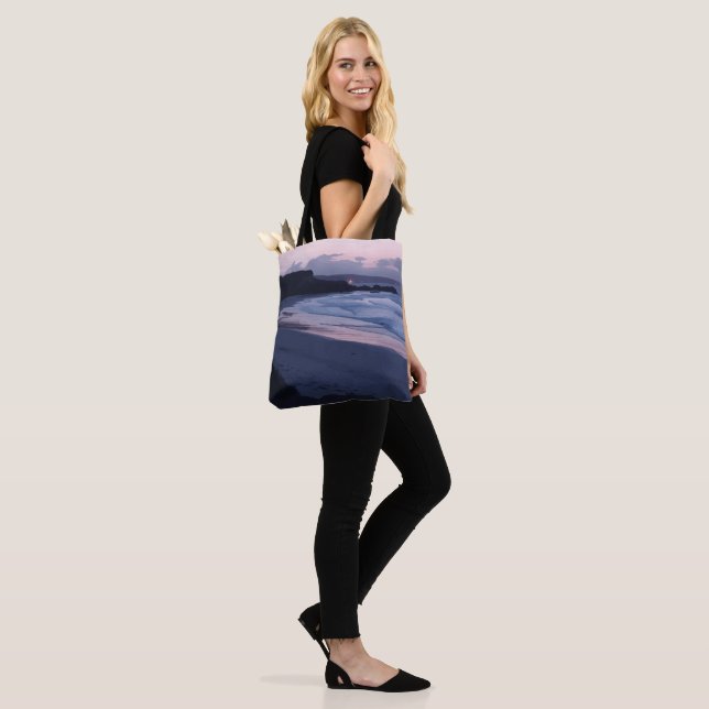 Seaside Twilight Tote Bag (On Model)