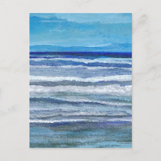Seaside View Ocean Art Postcards (Front)