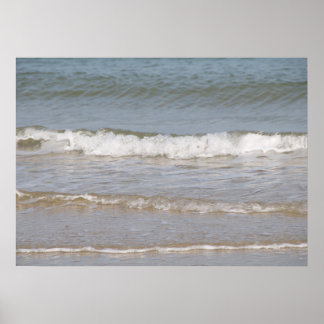 Seaside views - water poster