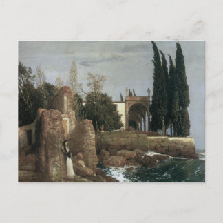 Seaside Villa, Arnold Bocklin 1878 Postcard