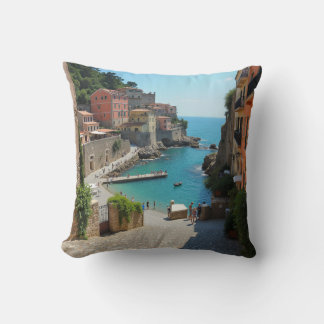 Seaside Village Pillow Cover
