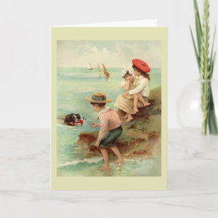Seaside Vintage Illustration Card