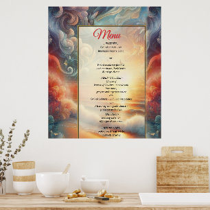 Seaside Wedding Celebrations on the Beach Poster