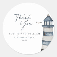 Seaside Wedding Thank You