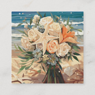 Seaside Wedding Theme Accommodation Card