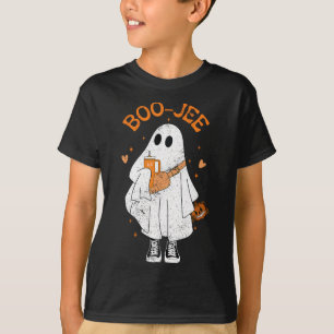Season Cute Ghost Halloween Boujee Boo Jee 1 T-Shirt