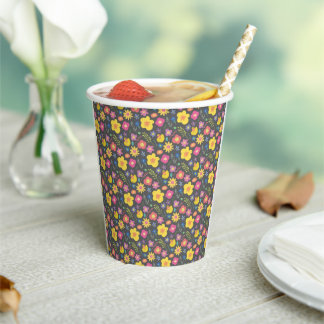 Season Flowers  Paper Cups