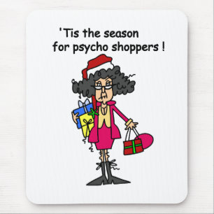 Season For Psycho Shoppers Mouse Mat