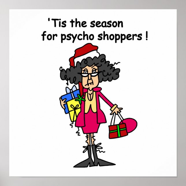 Season For Psycho Shoppers Poster (Front)
