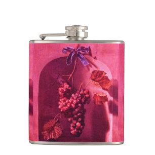 SEASON FRUITS ,PROSPERITY /GRAPES,GRAPE VINES,Pink Hip Flask