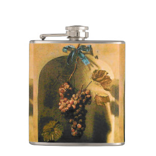 SEASON FRUITS,PROSPERITY/GRAPES,GRAPE VINES,Yellow Hip Flask