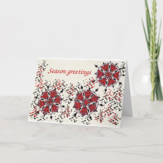 Season greetings card