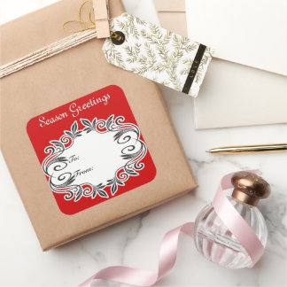 Season Greetings Gift Tag