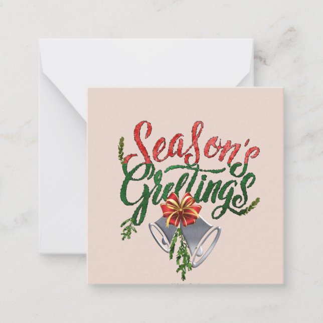 Season Greetings Note Card (Front)