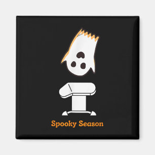 Season Halloween Cute Ghost Gymnast Vault Gymnasti Magnet