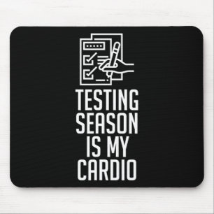 Season Is My Cardio Funny Saying Teacher Gift Mouse Mat