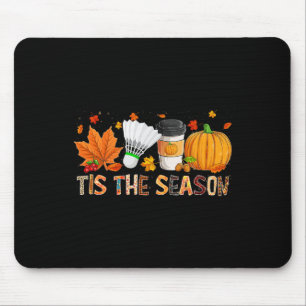 Season Leopard Pumpkin Badminton Halloween Fall Le Mouse Mat