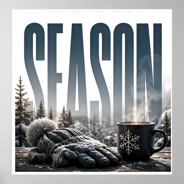 Season Luxury Winter Editorial  Poster (Front)
