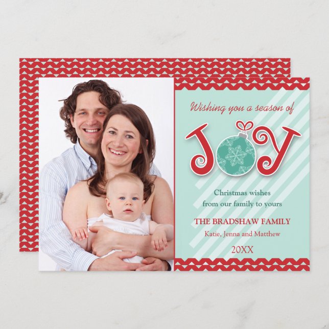 Season of Joy Holiday Photo (Front/Back)