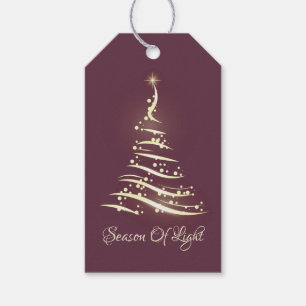 Season Of Light l Christmas New Year's Holiday Gift Tags