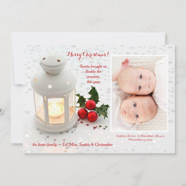 Season of Miracles Photo Holiday Card (Front)