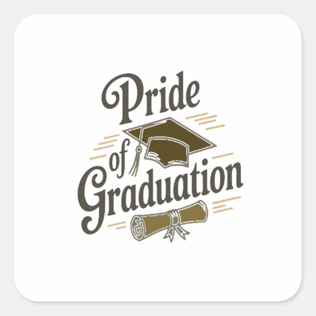 Season of Success Square Sticker (Front)