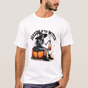 Season Of the Witch Spooky Hallowee Wtich  T-Shirt