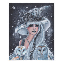 Season of the witch with owls by Renee Lavoie