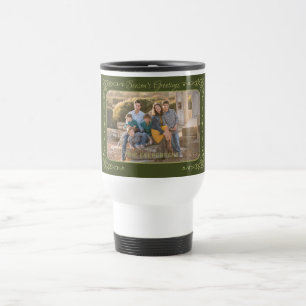 Season’s Greetings Custom Photo & Name mugs
