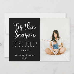 Season To Be Jolly Black Holiday Greeting Photo