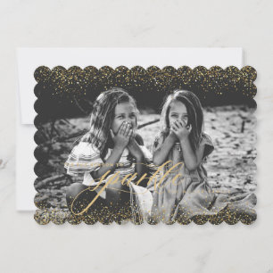 Season to Sparkle Glitter Holiday Card