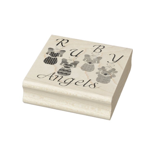 Seasonal Angels Rubber Stamp (Stamp)