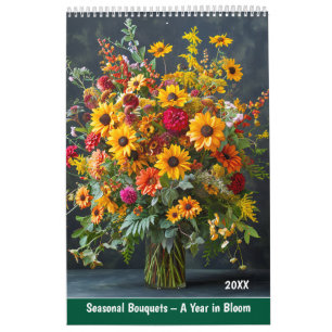 Seasonal Bouquets – A Year in Bloom Calendar