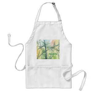 Seasonal Chef Watercolor Apron, Personalise it  Standard Apron
