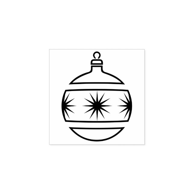 Seasonal Decor Rubber Stamp (Imprint)