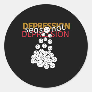 Seasonal Depression Sticker