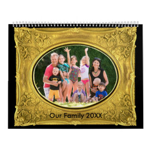 Seasonal Family Photo Frame Images Personalised Calendar