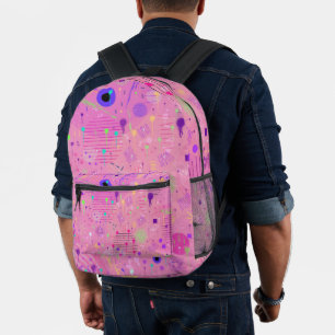 Seasonal Fruit Salad: Abstract Painting Printed Backpack