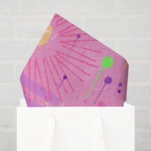 Seasonal Fruit Salad: Abstract Painting Tissue Paper